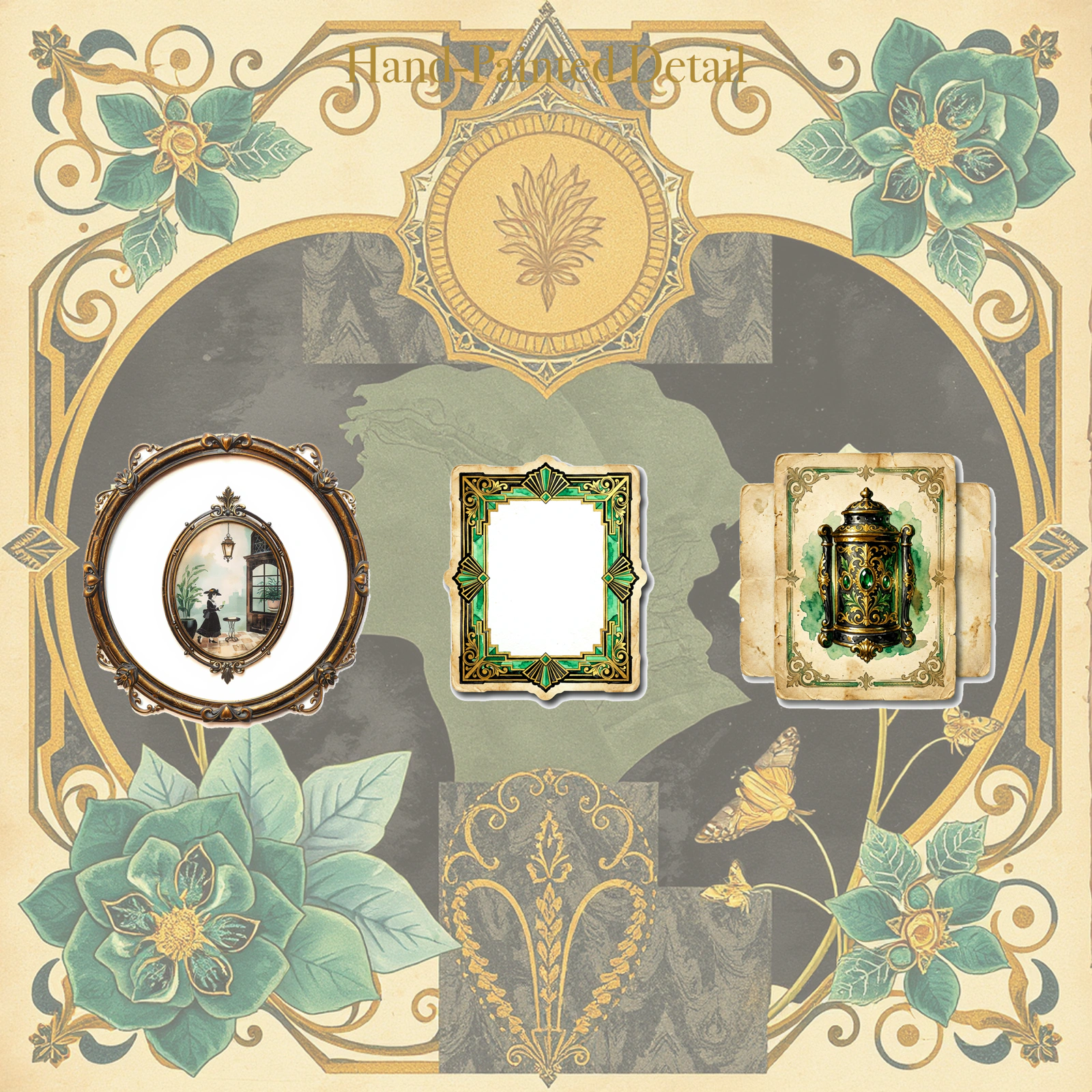 Art Deco Gatsby Junk Journal Kit | 1920s Great Gatsby Ephemera & Papers | Printable Cut-Outs | Digital Download
