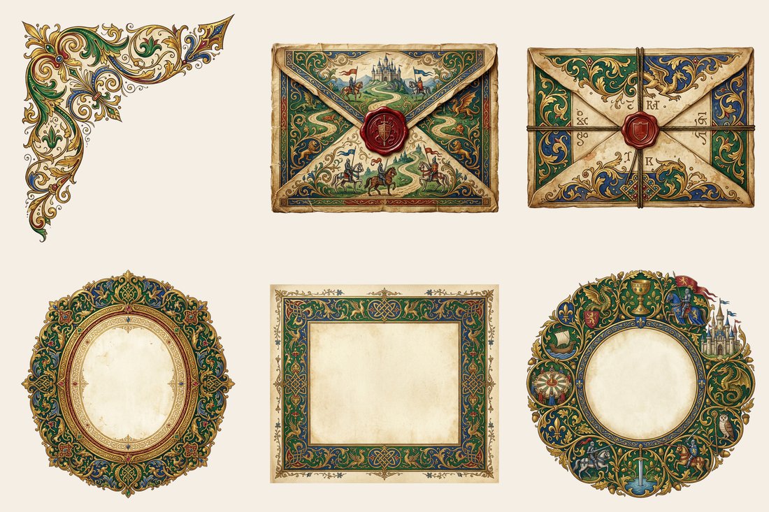 Echoes of Camelot Junk Journal Kit | Digital Download