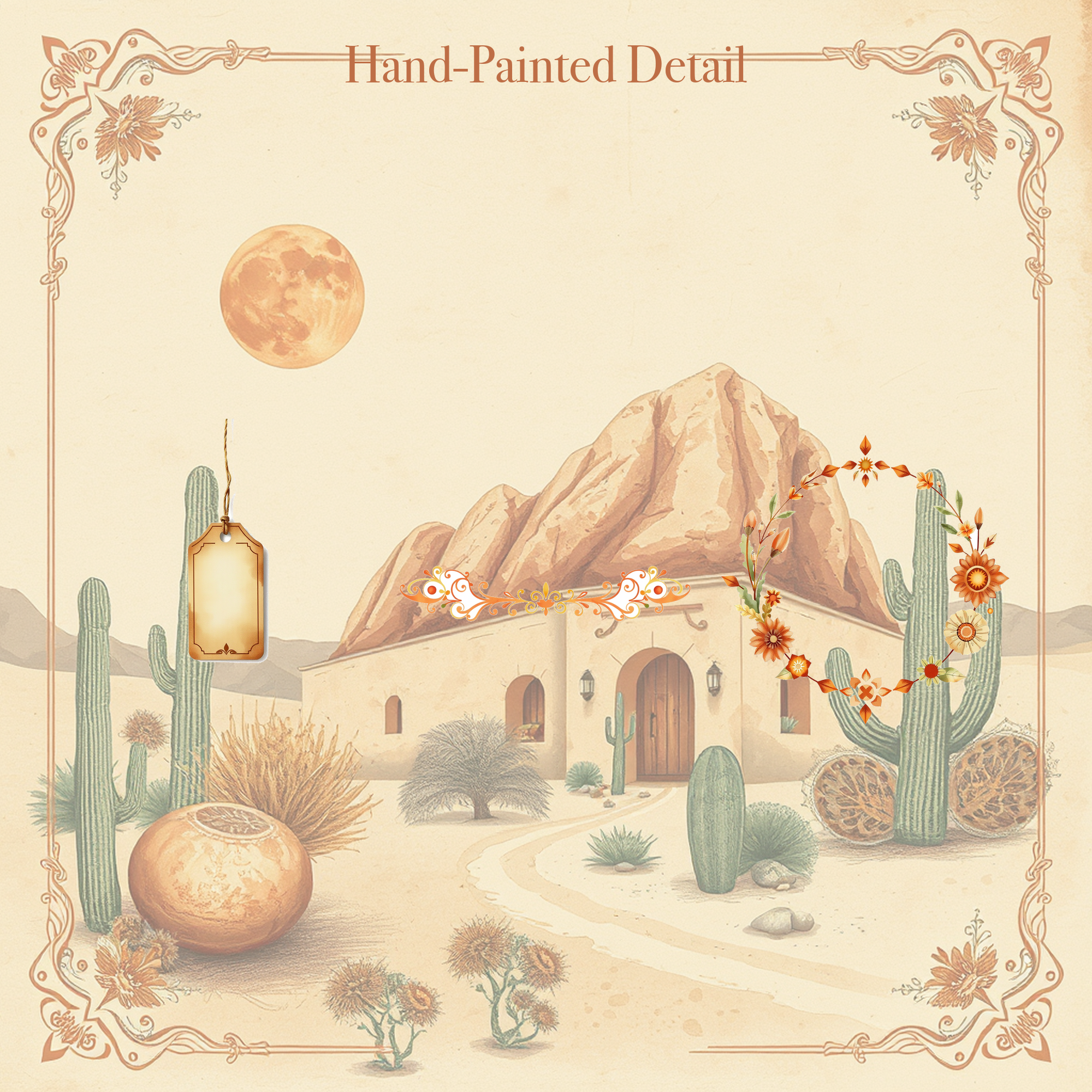 Desert Southwest Junk Journal Kit | Cactus & Terracotta Boho Ephemera Papers | Printable Cut-Outs | Digital Download