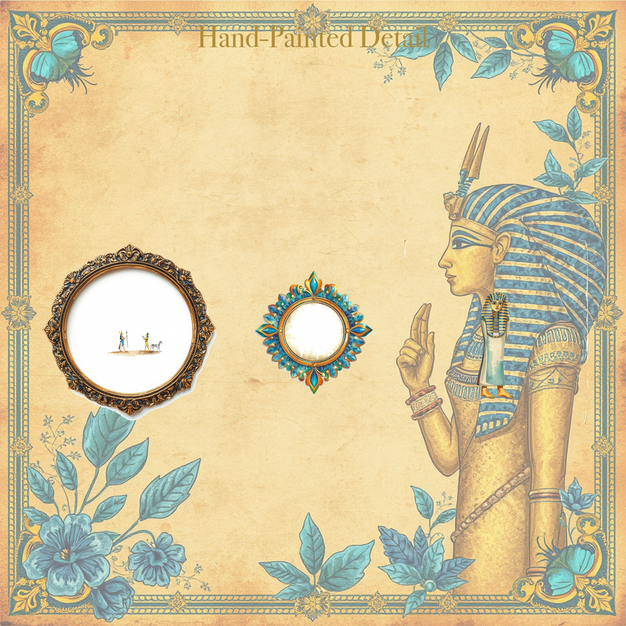 Ancient Egypt Junk Journal Kit | Pharaoh & Pyramid Ephemera Papers | Printable Cut-Outs | Digital Download