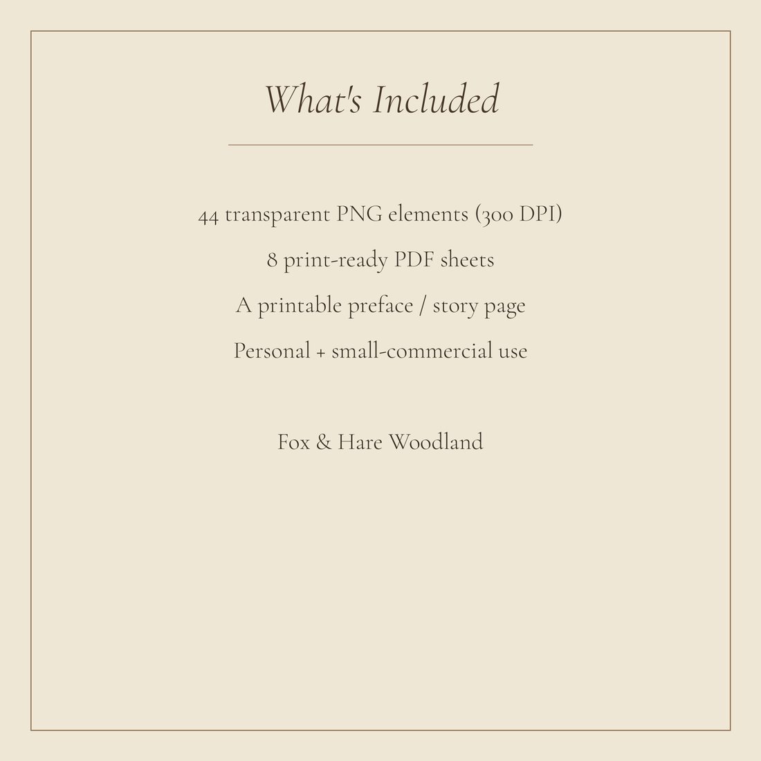 Fox & Hare Woodland Junk Journal Kit | Digital Download