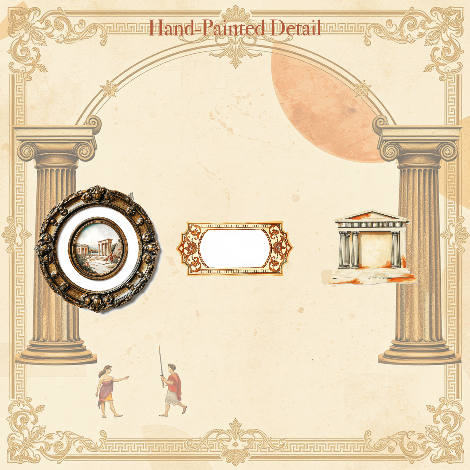 Greek Mythology Junk Journal Kit | Gods & Olympus Ephemera Papers | Printable Cut-Outs | Digital Download