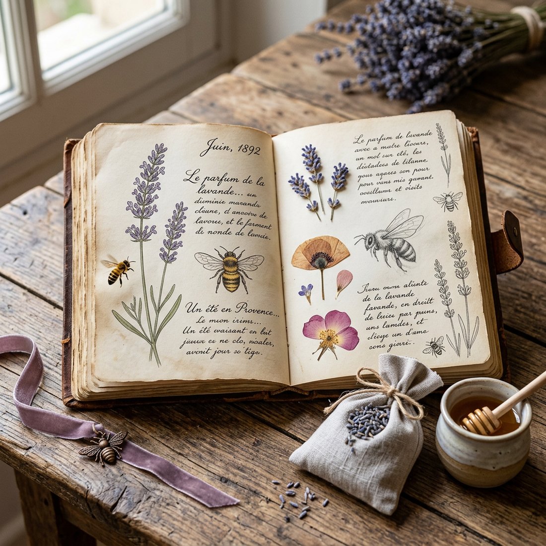 Lavendelfelder der Provence Junk-Journal-Set | Digitaler Download