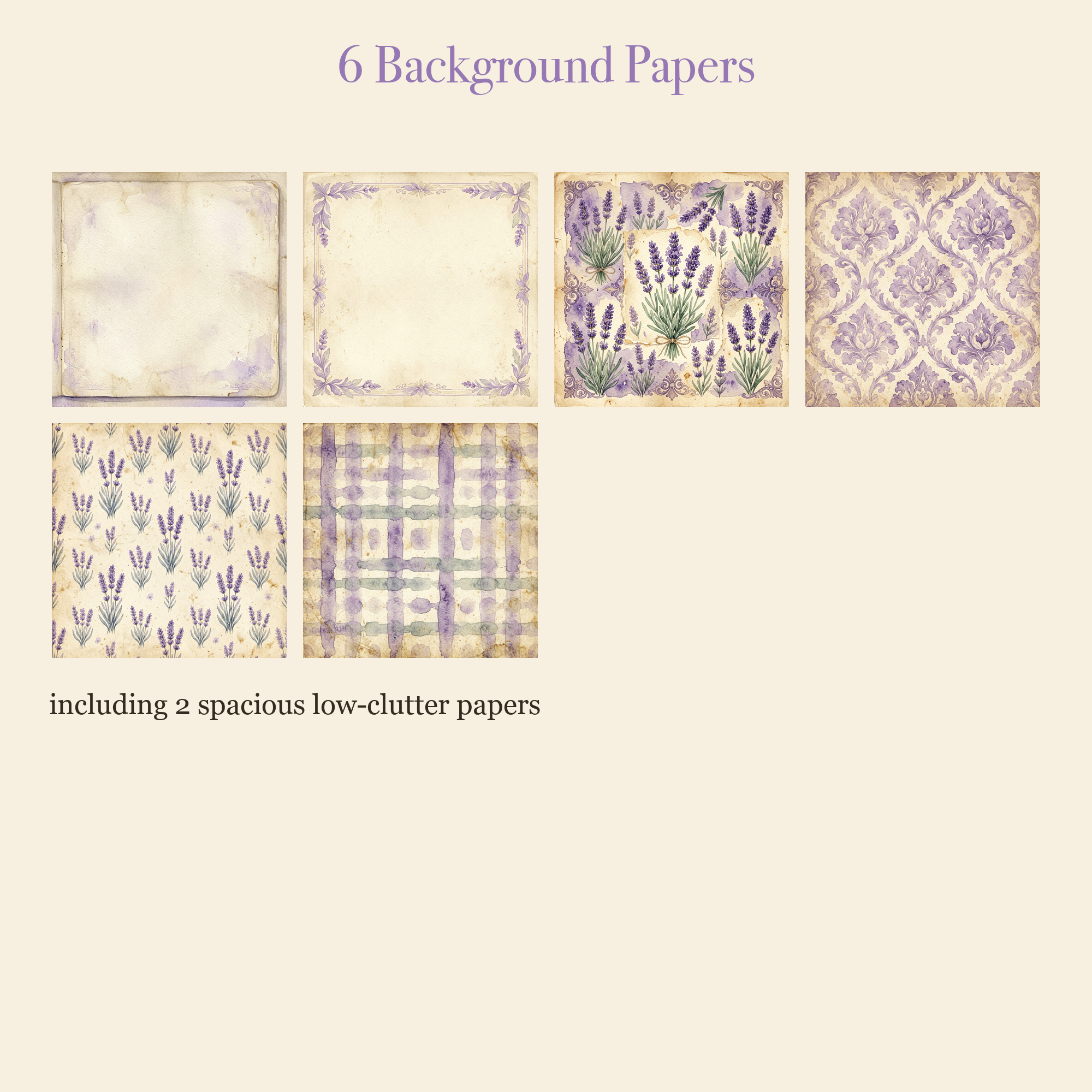 Lavender Provence Junk Journal Kit | French Countryside Floral Ephemera & Papers | Printable Cut-Outs | Digital Download