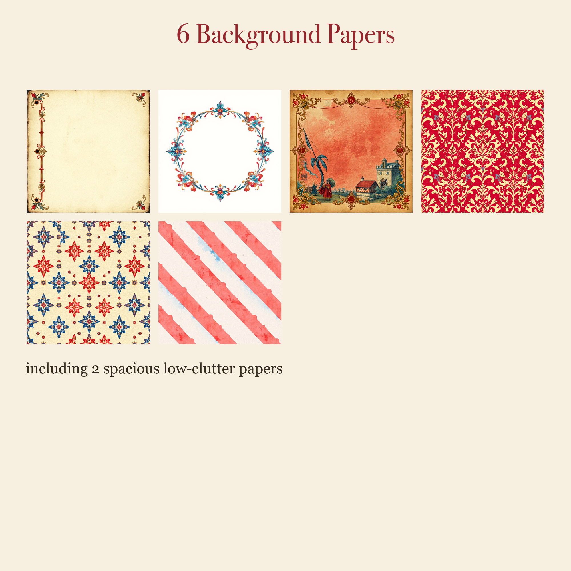Medieval Illuminated Junk Journal Kit | Knight & Manuscript Ephemera Papers | Printable Cut-Outs | Digital Download