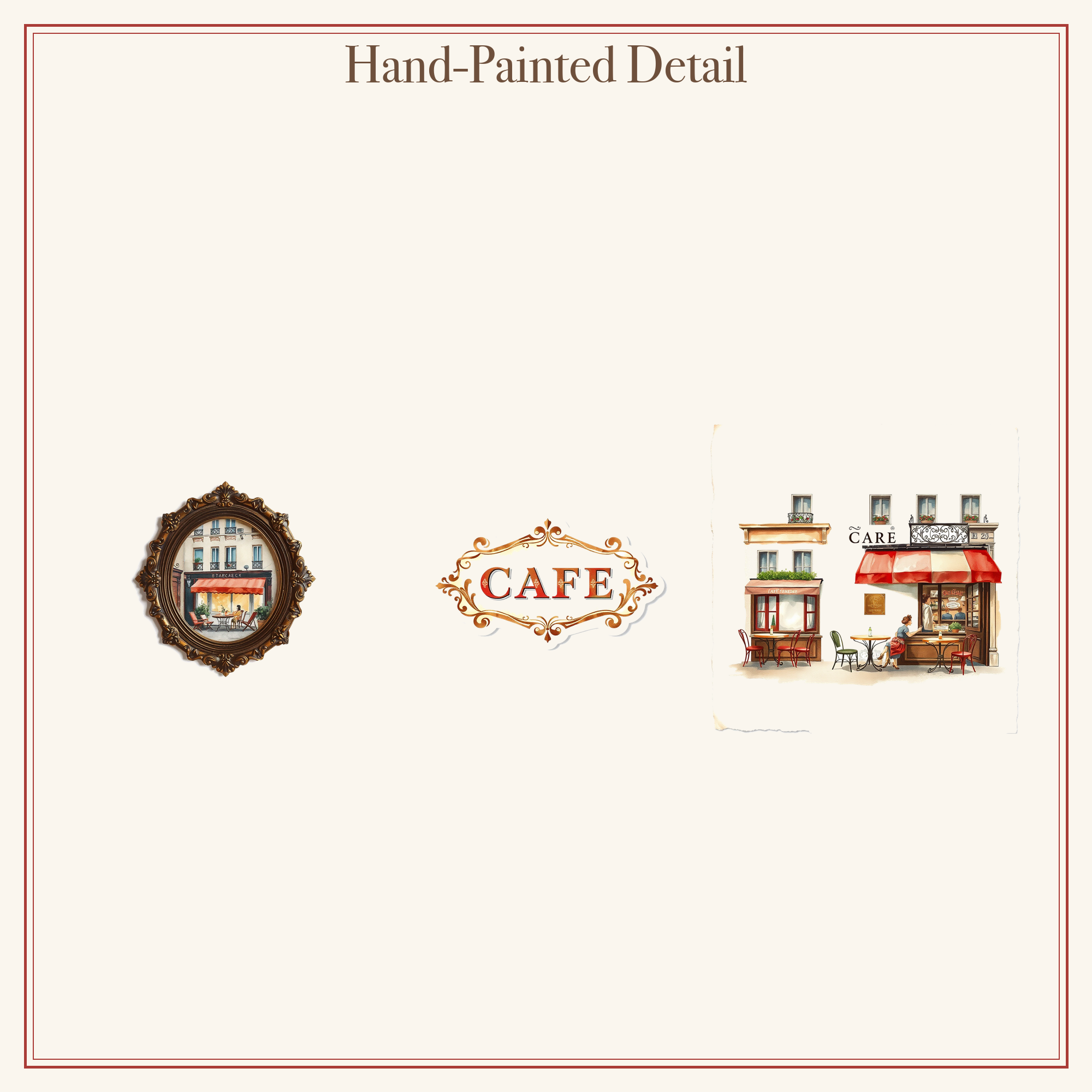 Parisian Cafe Junk Journal Kit | French Coffee & Croissant Ephemera Papers | Printable Cut-Outs | Digital Download