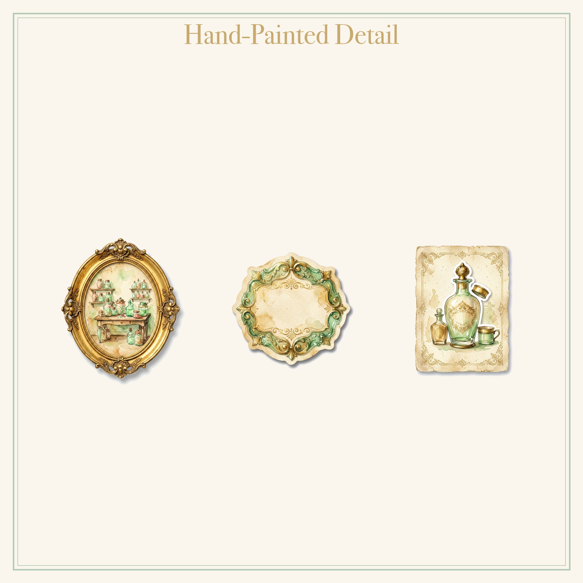 Perfumery Atelier Junk Journal Kit | French Perfume Bottle Ephemera Papers | Printable Cut-Outs | Digital Download