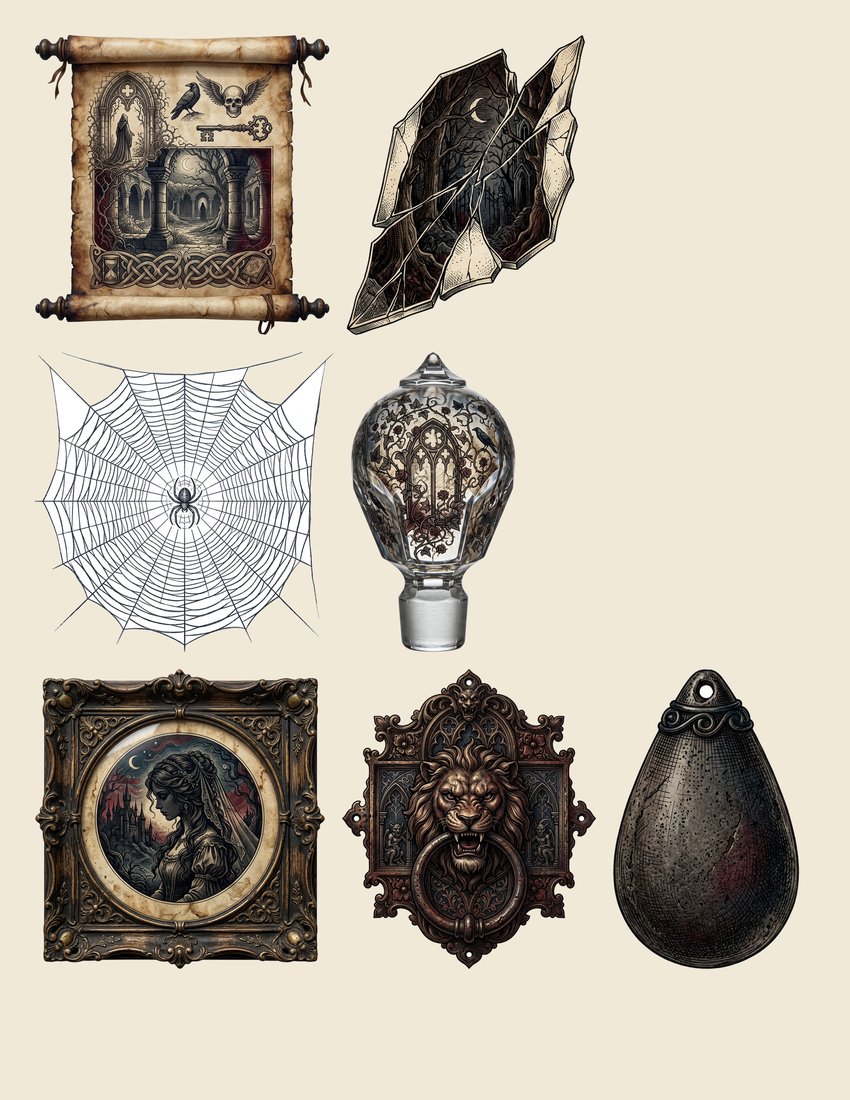 Poe's Nevermore Junk Journal Kit | Digital Download