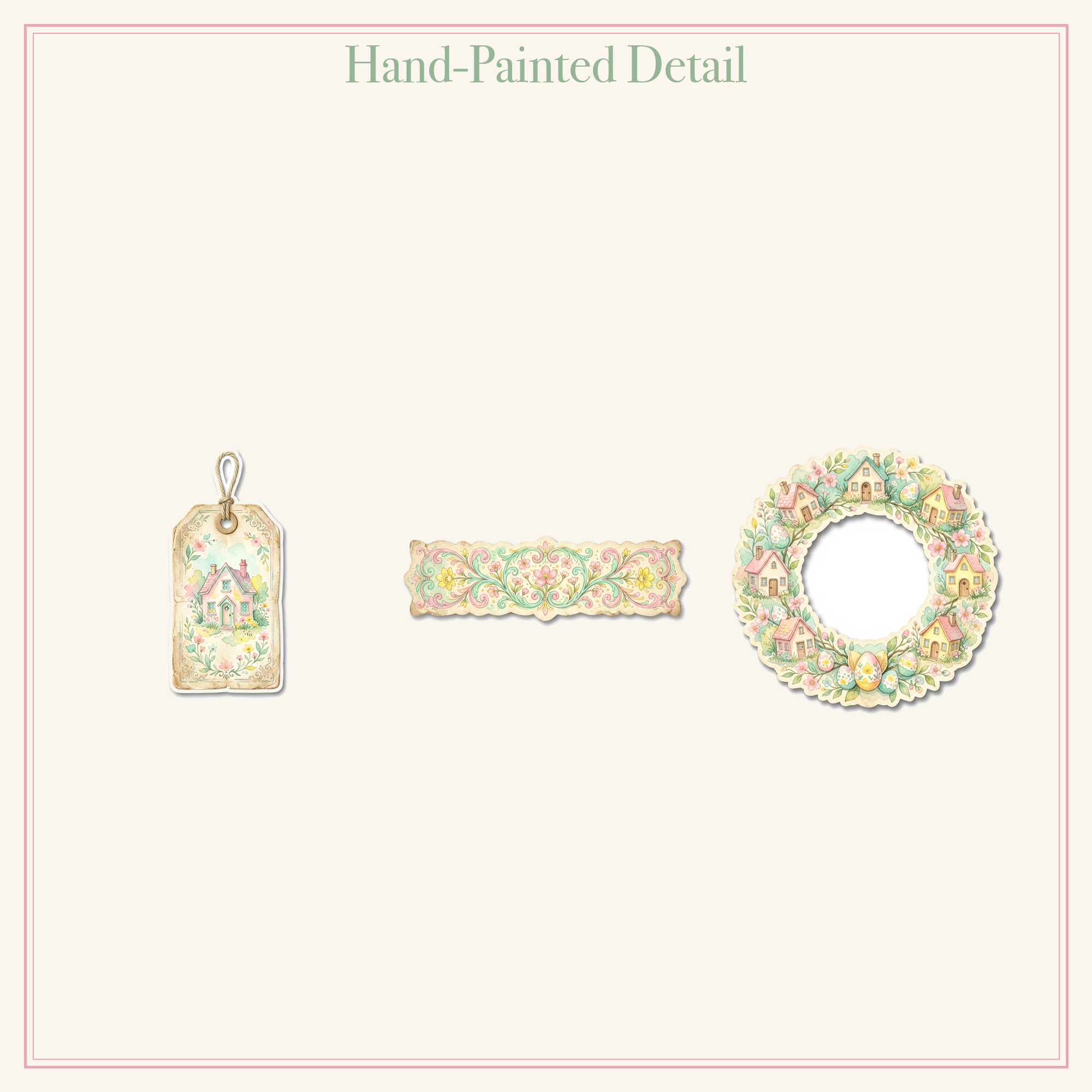 Spring Easter Junk Journal Kit | Bunny & Blossom Cottage Ephemera | Printable Cut-Outs | Digital Download