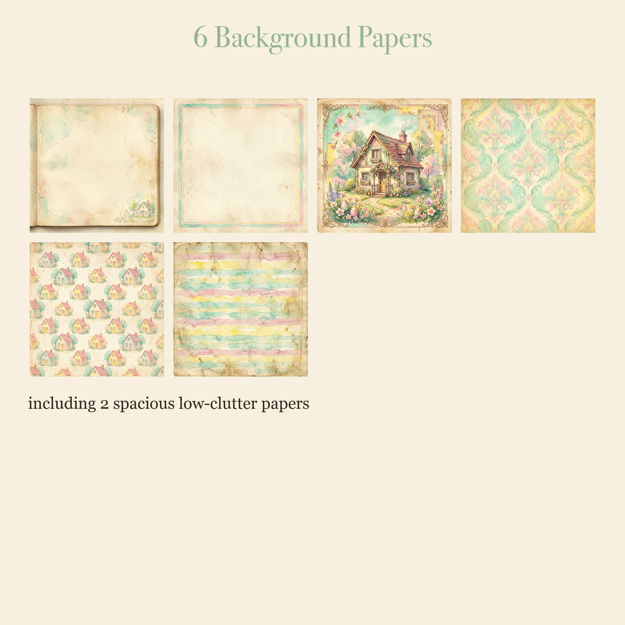 Spring Easter Junk Journal Kit | Bunny & Blossom Cottage Ephemera | Printable Cut-Outs | Digital Download
