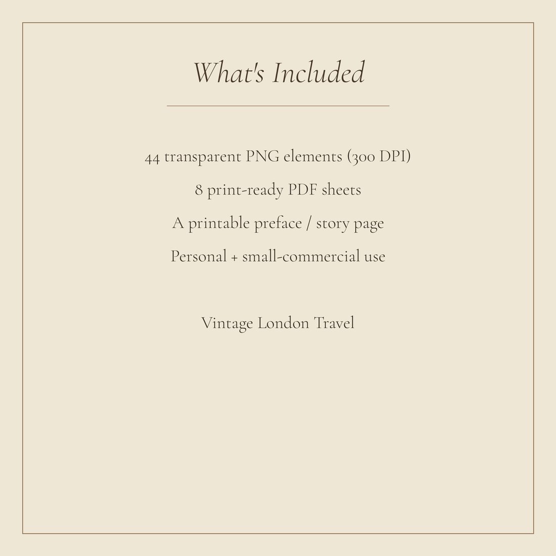 Vintage London Travel Junk Journal Kit | Foggy Street Ephemera + Printable Sheets | Digital Download