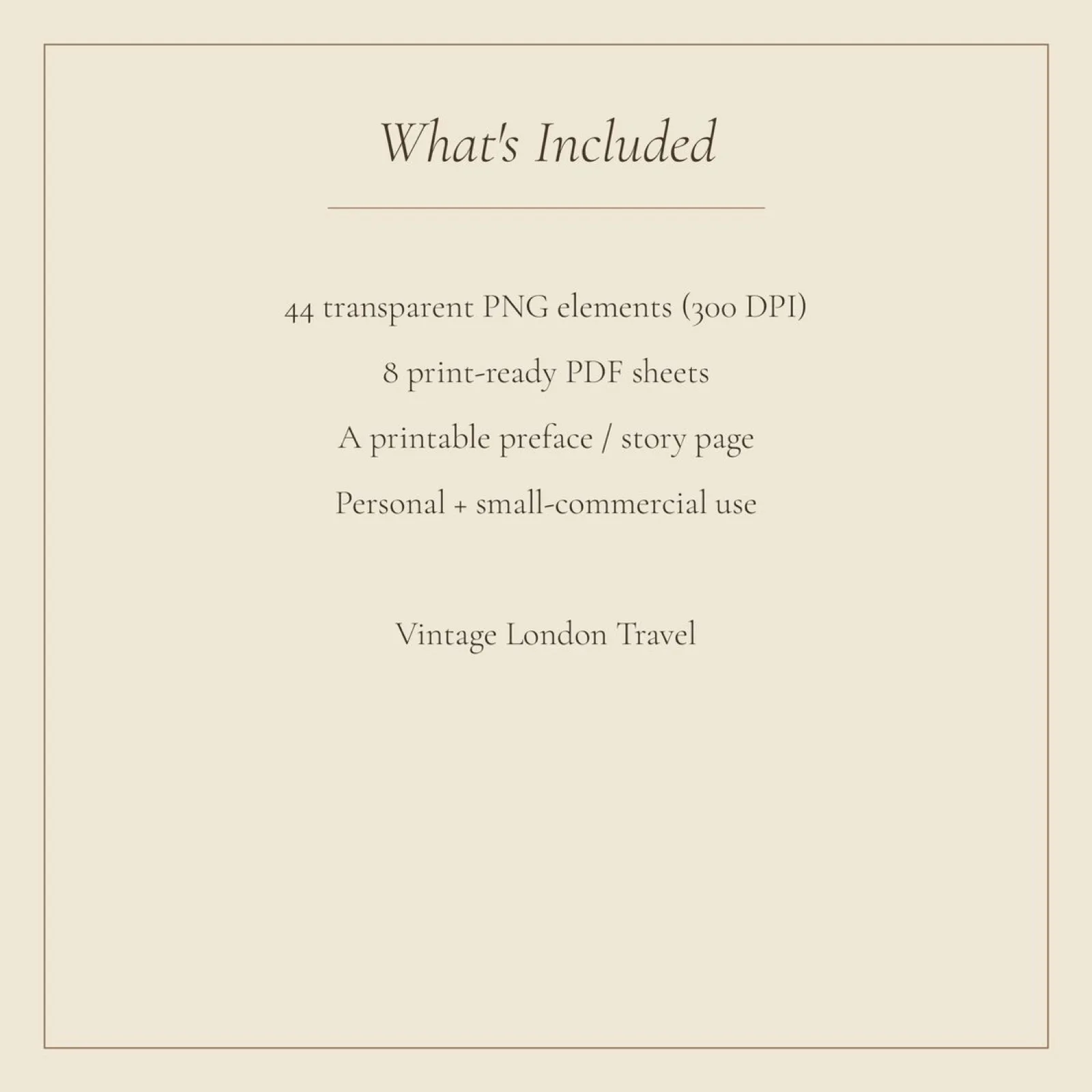 Vintage London Travel Junk Journal Kit | Foggy Street Ephemera + Printable Sheets | Digital Download