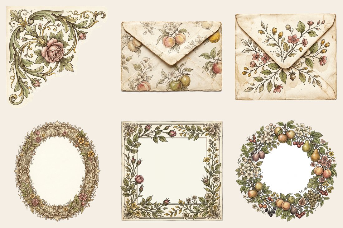 Vintage Orchard Junk Journal Kit | Digital Download