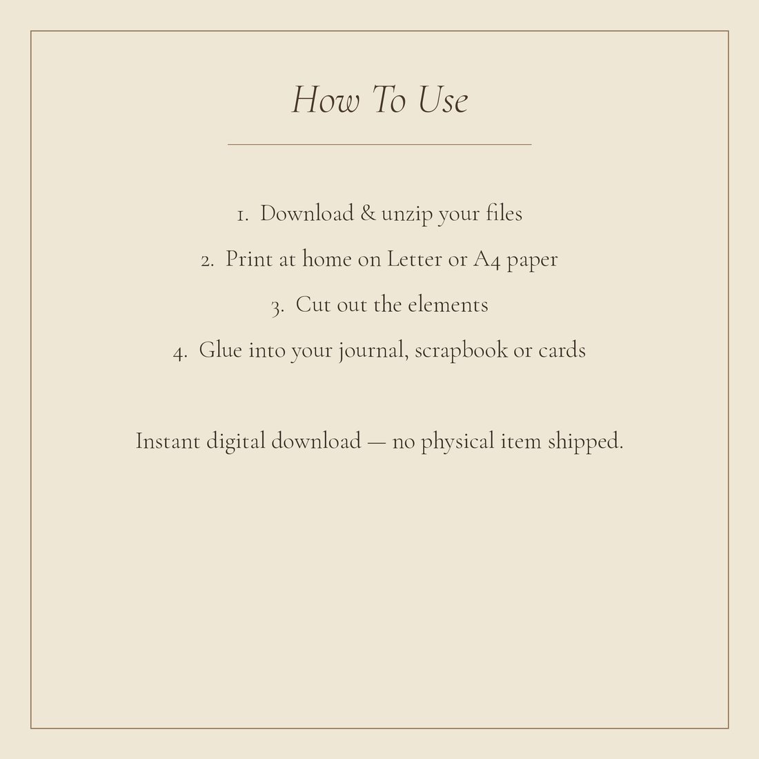 Vintage Rose Garden Junk Journal Kit | Botanical Ephemera & Printable Sheets | Digital Download